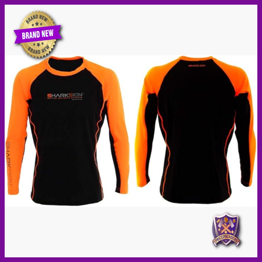 Men's Long Sleeve Rash Guard Spf 50+ Rapid Dry Water Repellent Top